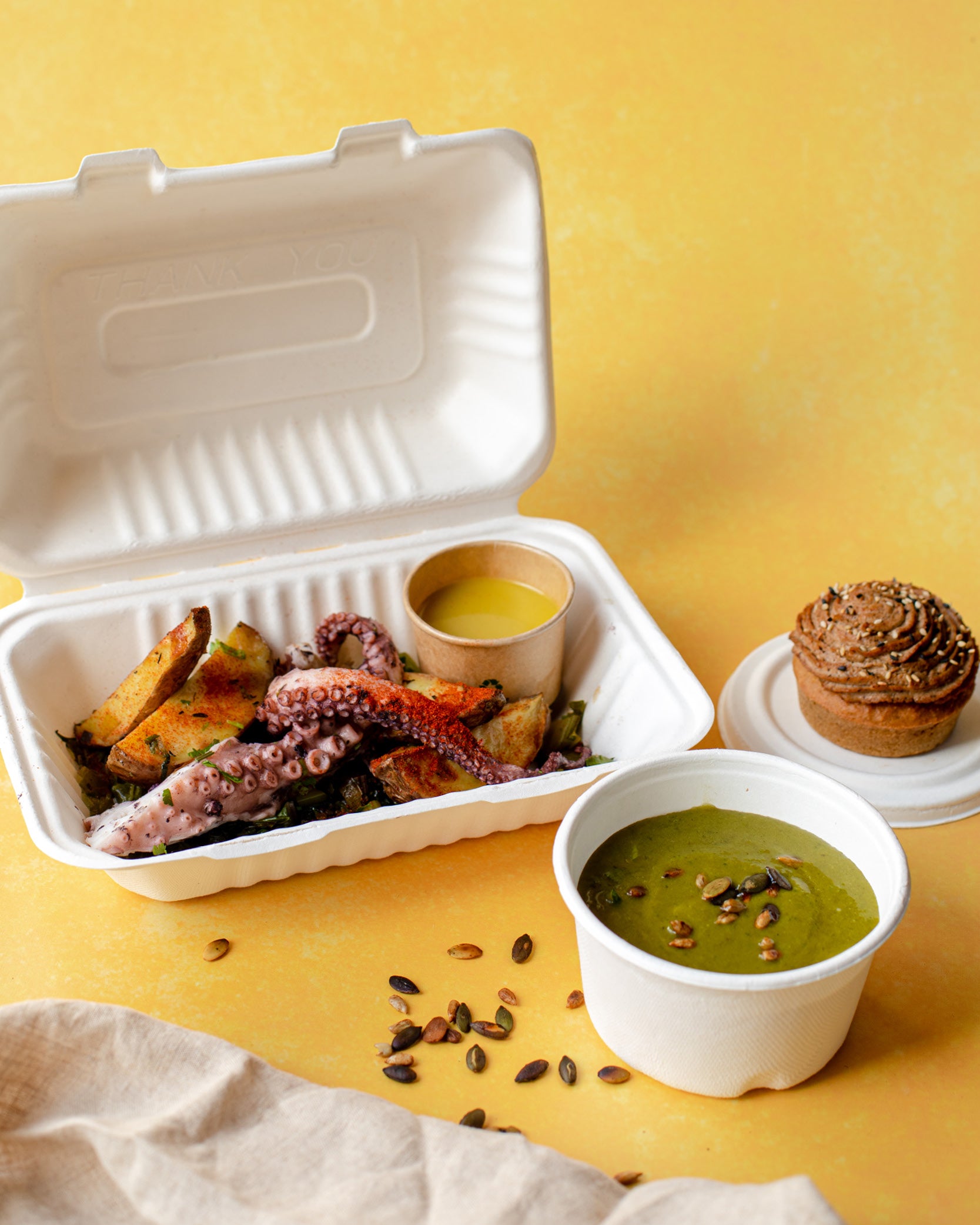Flexi Fusion Contains Vegan Starter, Meat, Fish, Vegetarian and/or Vegan Main and optionally Desserts