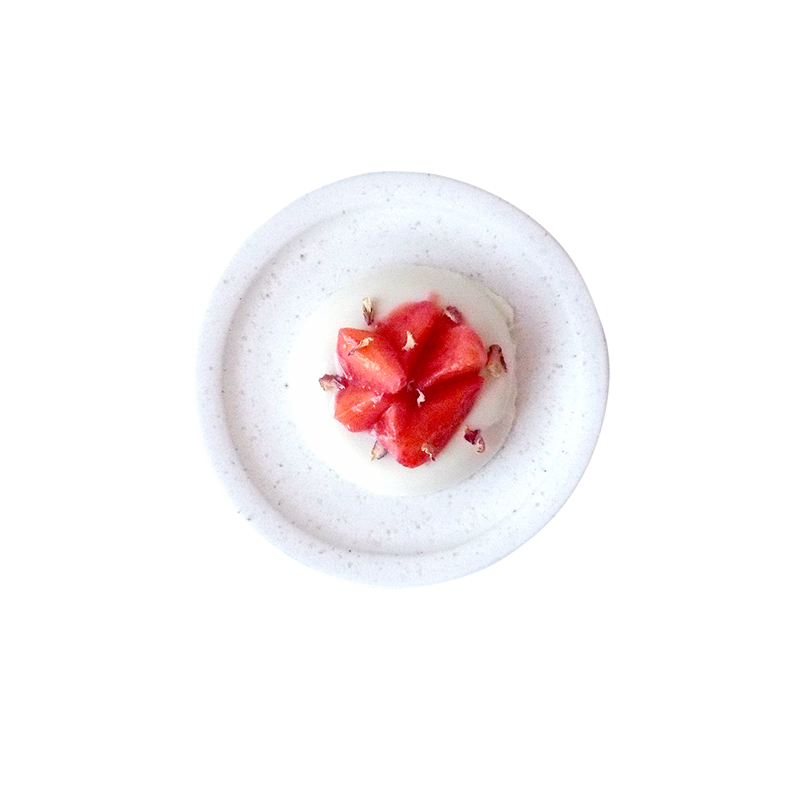 "Panna" Cotta, Strawberry, Basil